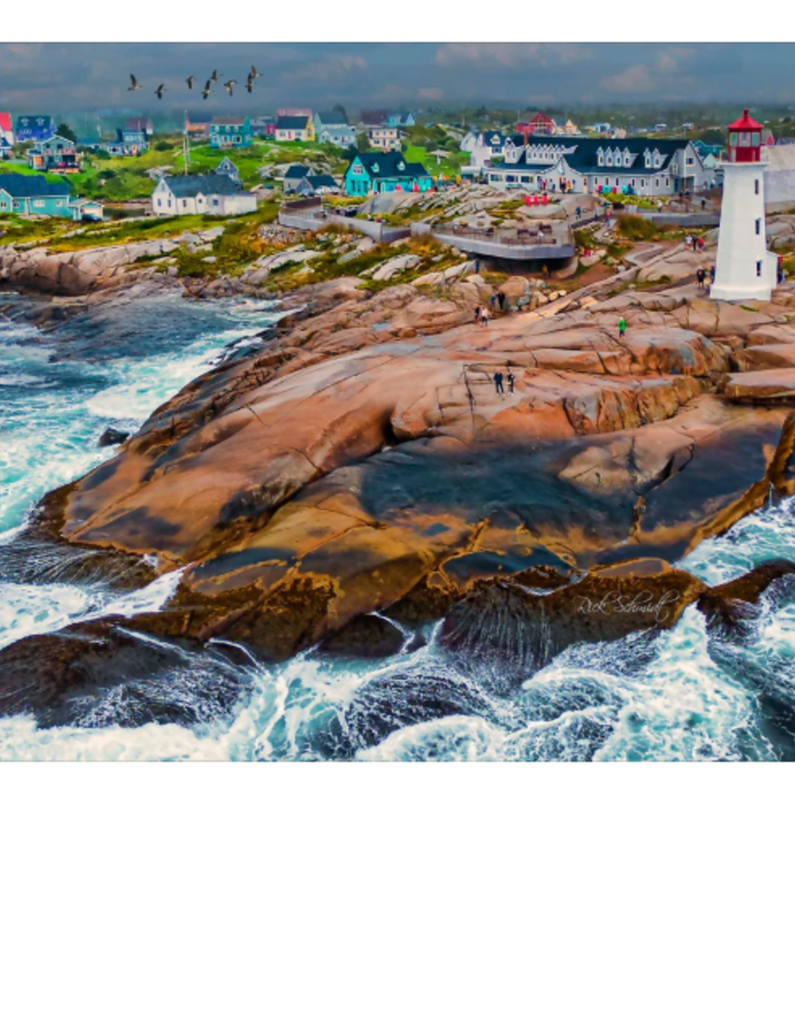 Gifts From The Heart Peggy's Cove Aerial 1000pc