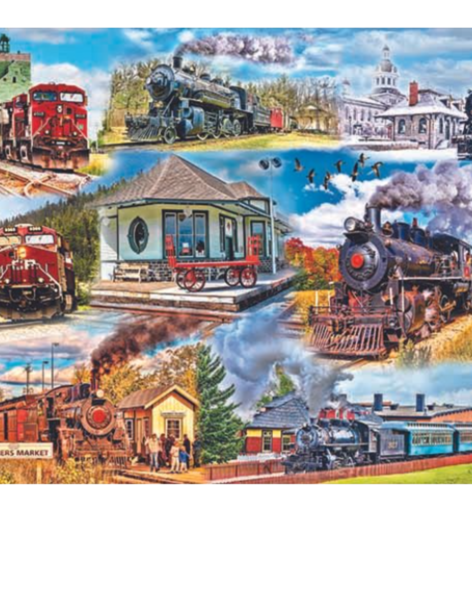 Gifts From The Heart Riding The Rails 1000pc