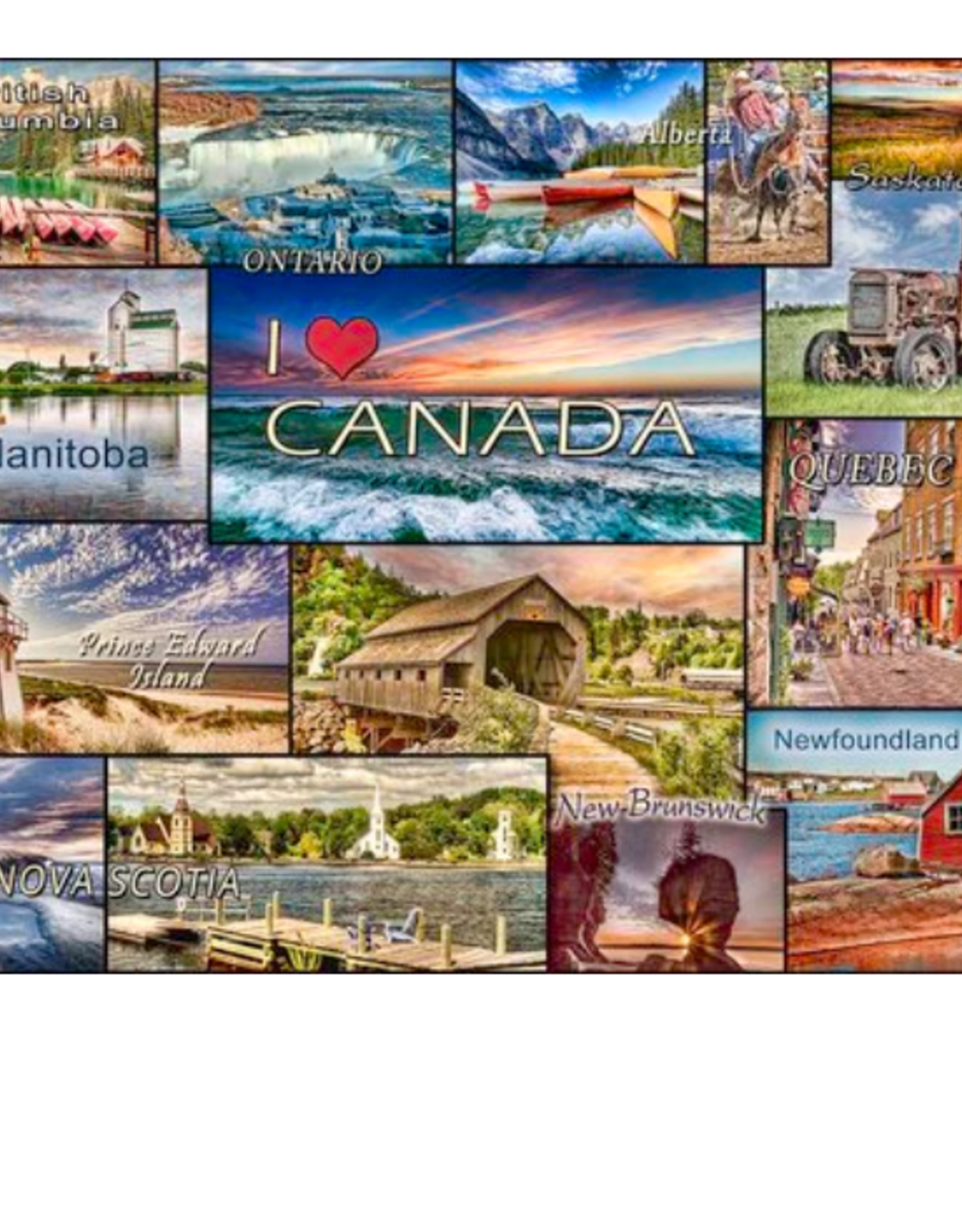 Gifts From The Heart I Love Canada 1000pc