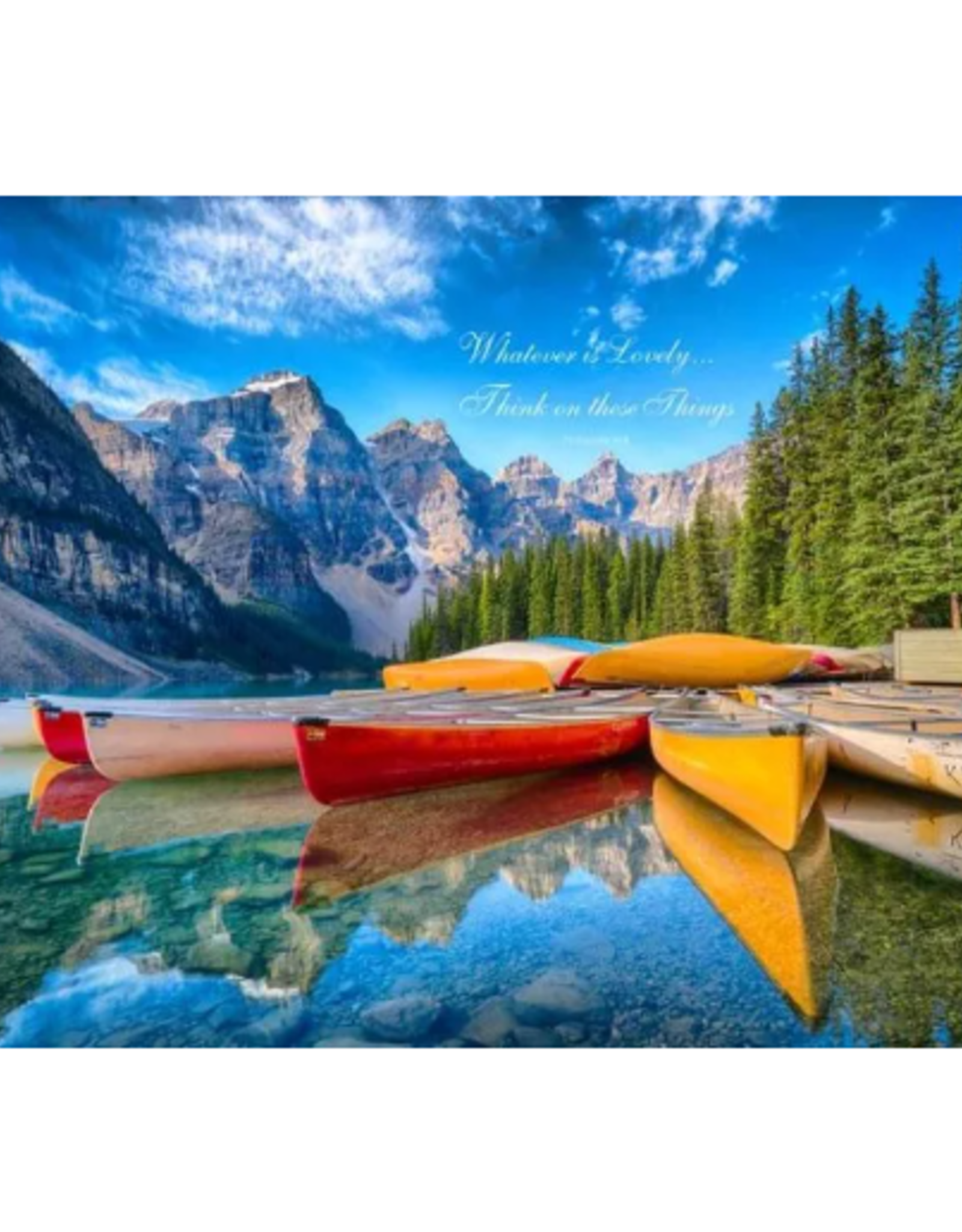 Gifts From The Heart Canoe Reflection 1000pc
