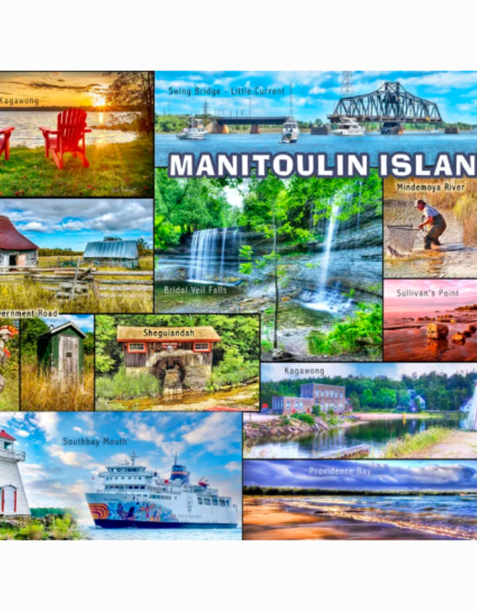 Gifts From The Heart Manitoulin Island Collage 500pc