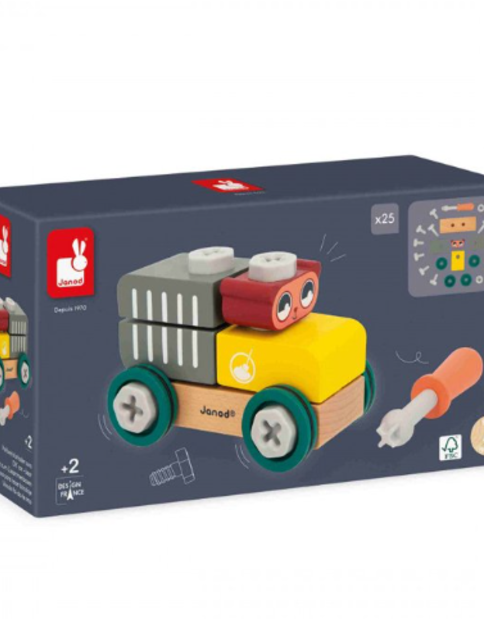Janod BRICO'KIDS -  DIY CAR - BEAR
