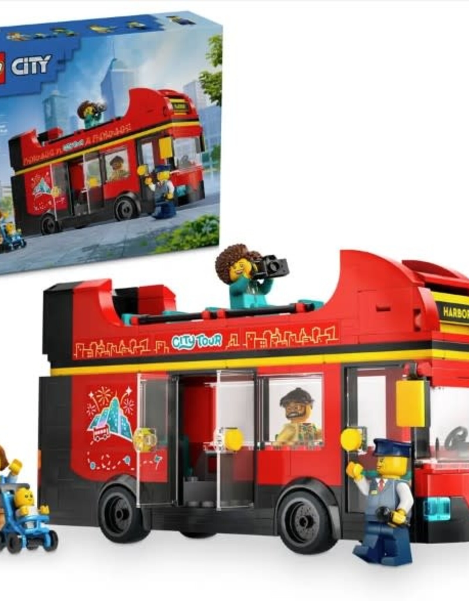 LEGO 60407 Red Double-Decker Sightseeing Bus