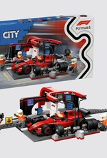 LEGO 60443 F1® Pit Stop & Pit Crew with Ferrari Car