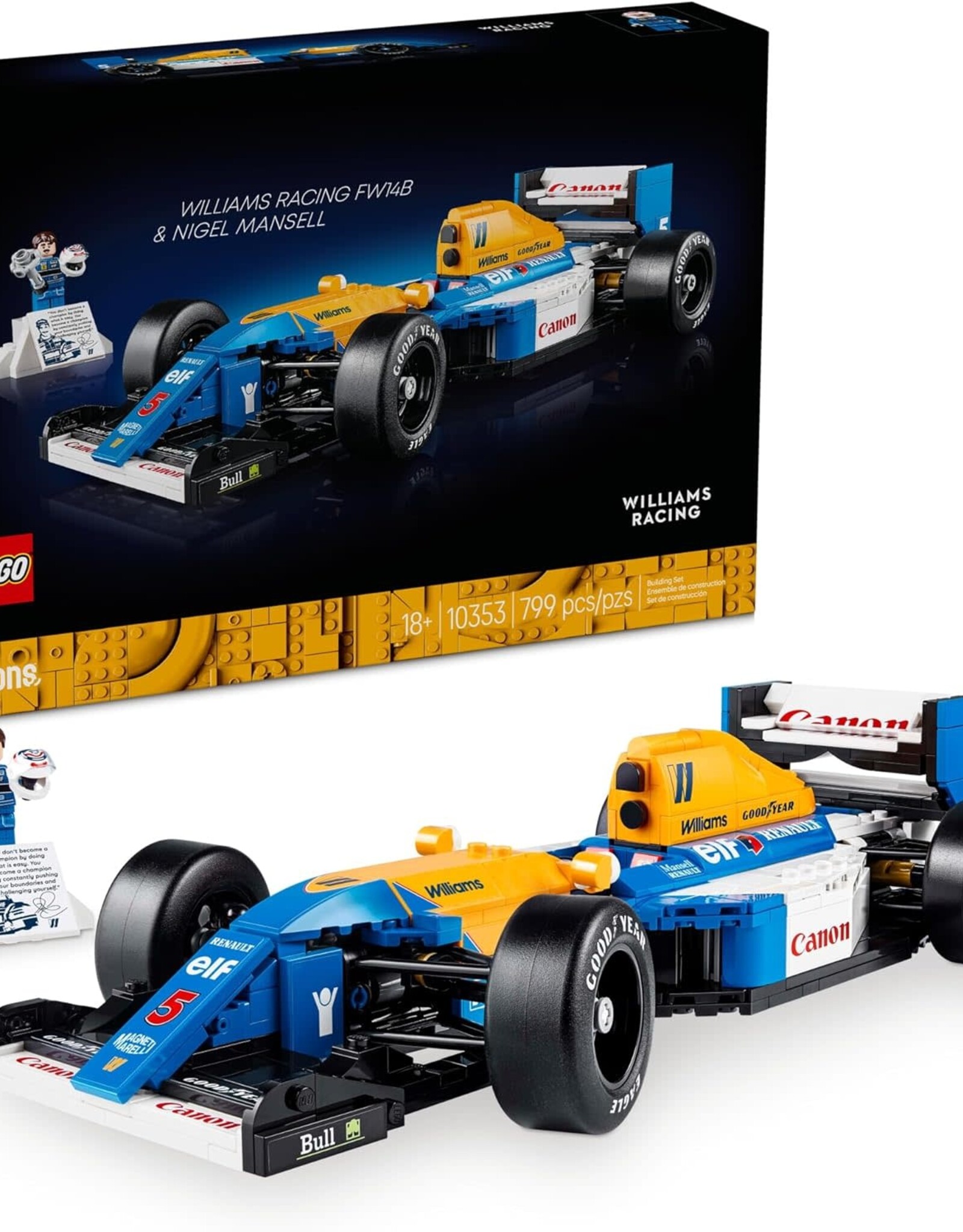 LEGO 10353 Williams Racing FW14B & Nigel Mansell