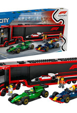 LEGO 60445 F1® Truck with RB20 & AMR24 F1® Cars