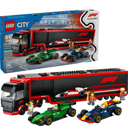 LEGO 60445 F1® Truck with RB20 & AMR24 F1® Cars
