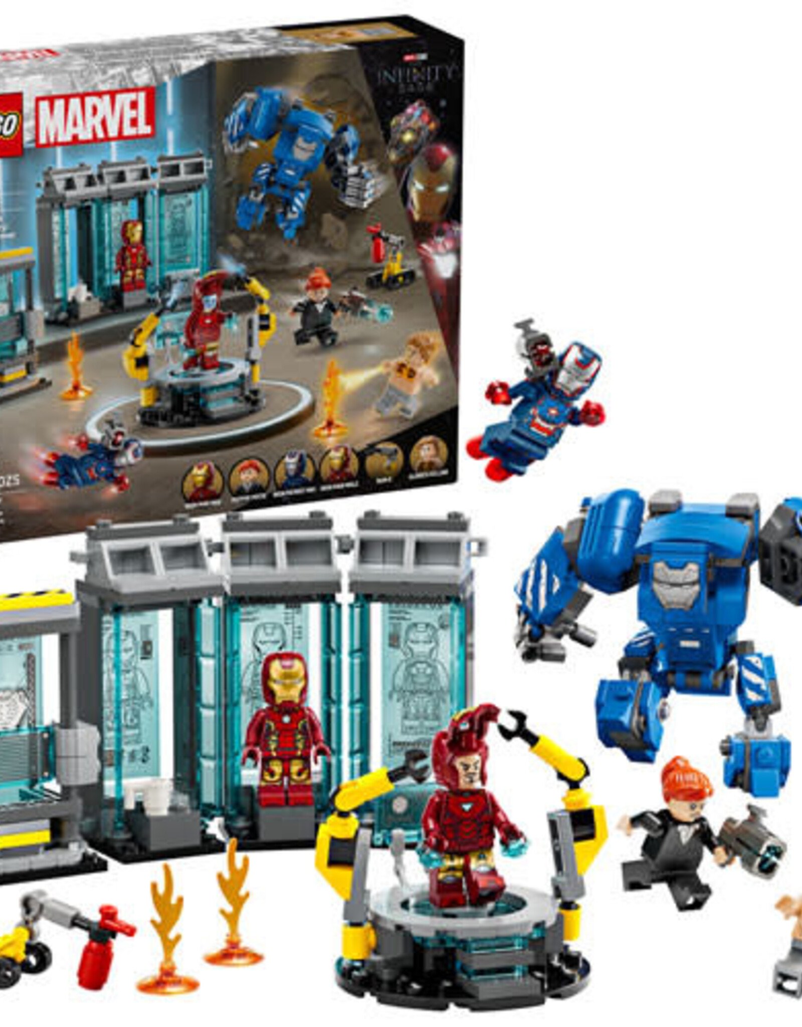 LEGO 76315 Iron Man's Laboratory Hall of Armor