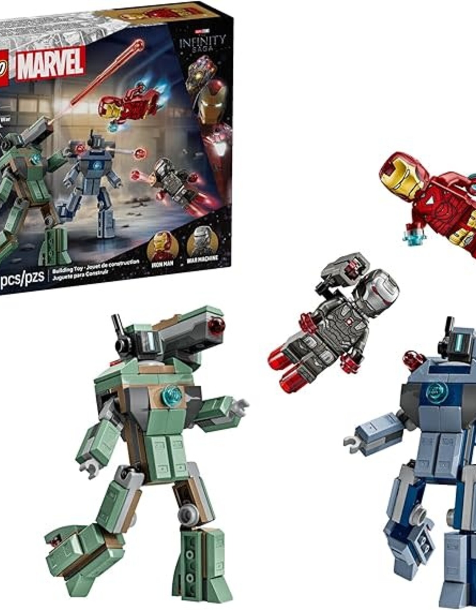 LEGO 76320 Iron Man & War Machine vs. Hammer Drones