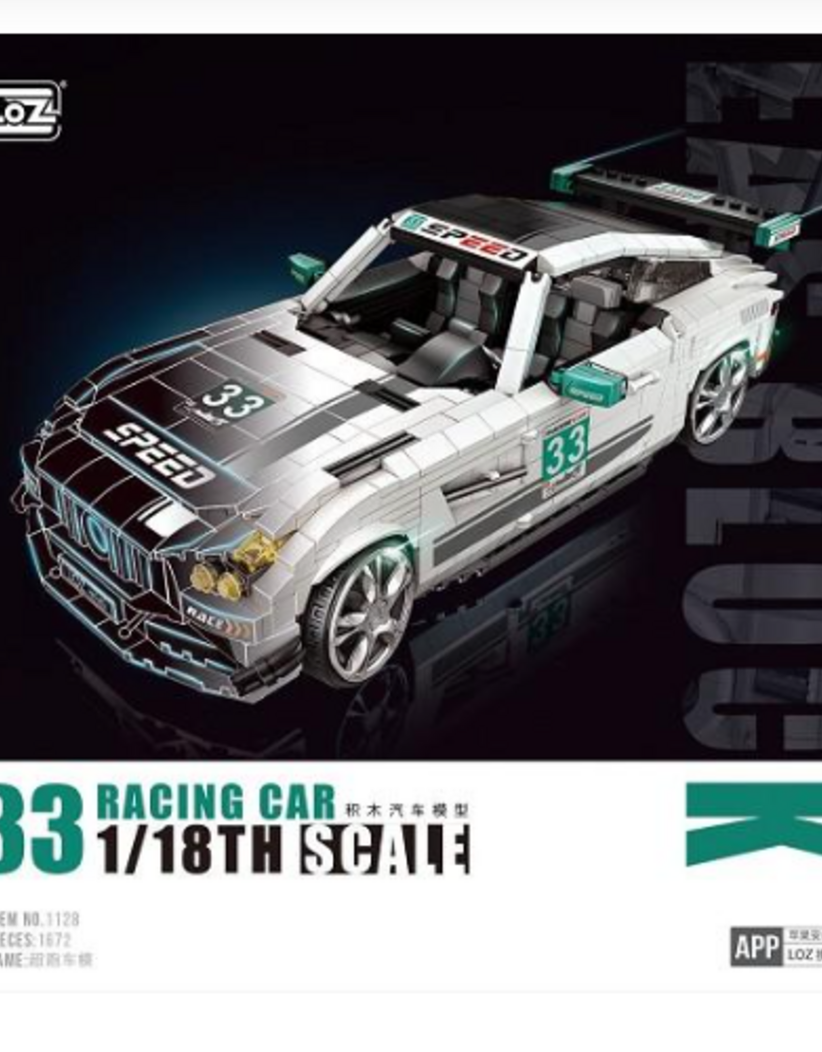 LOZ LOZ Block- Racing car