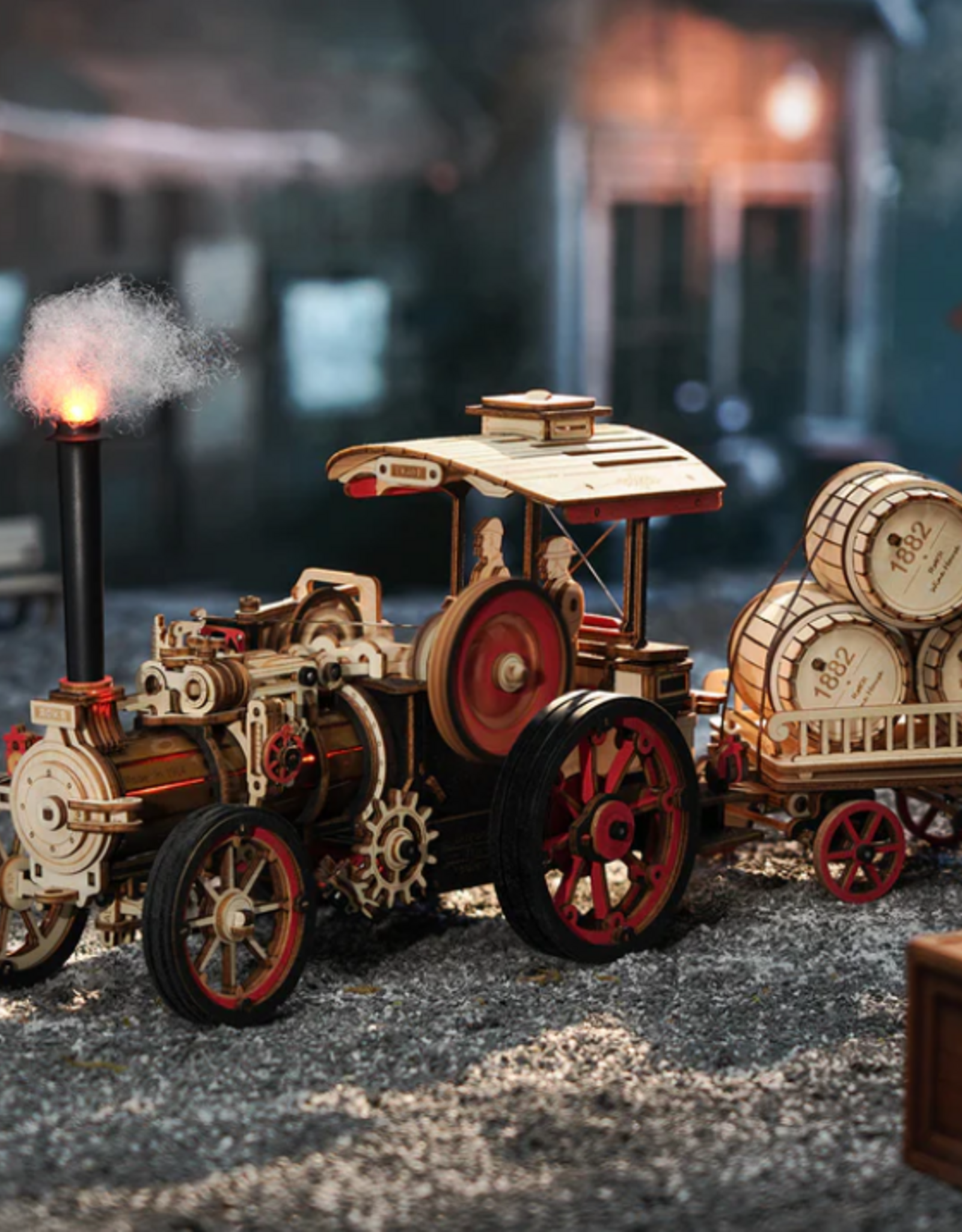 Rolife 3D Wooden Model - Steam Engine