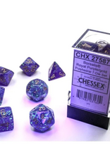 Chessex Borealis 7-Die Set Royal Purple/Gold Luminary