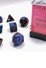 Chessex Gemini 7-Die Set Black-Starlight/Red