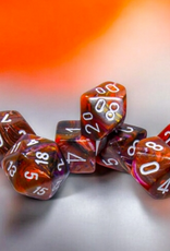 Chessex Dice - 7pc Festive - Symphony/White Polyhedral