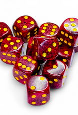 Chessex Dice - Speckled 12D6 Mercury 16mm