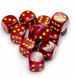 Chessex Dice - Speckled 12D6 Mercury 16mm