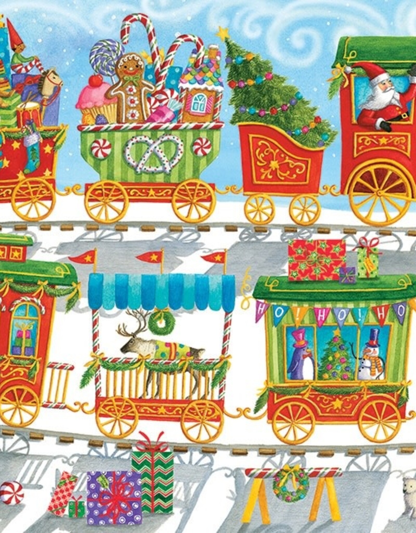 Cobble Hill Christmas Train (Family) 350pc