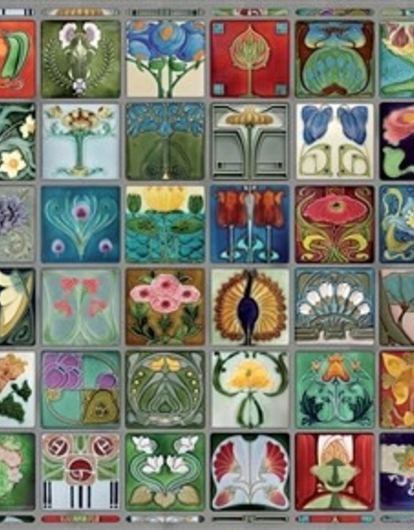 Cobble Hill Art Nouveau Tiles 1000pc (CH80256)