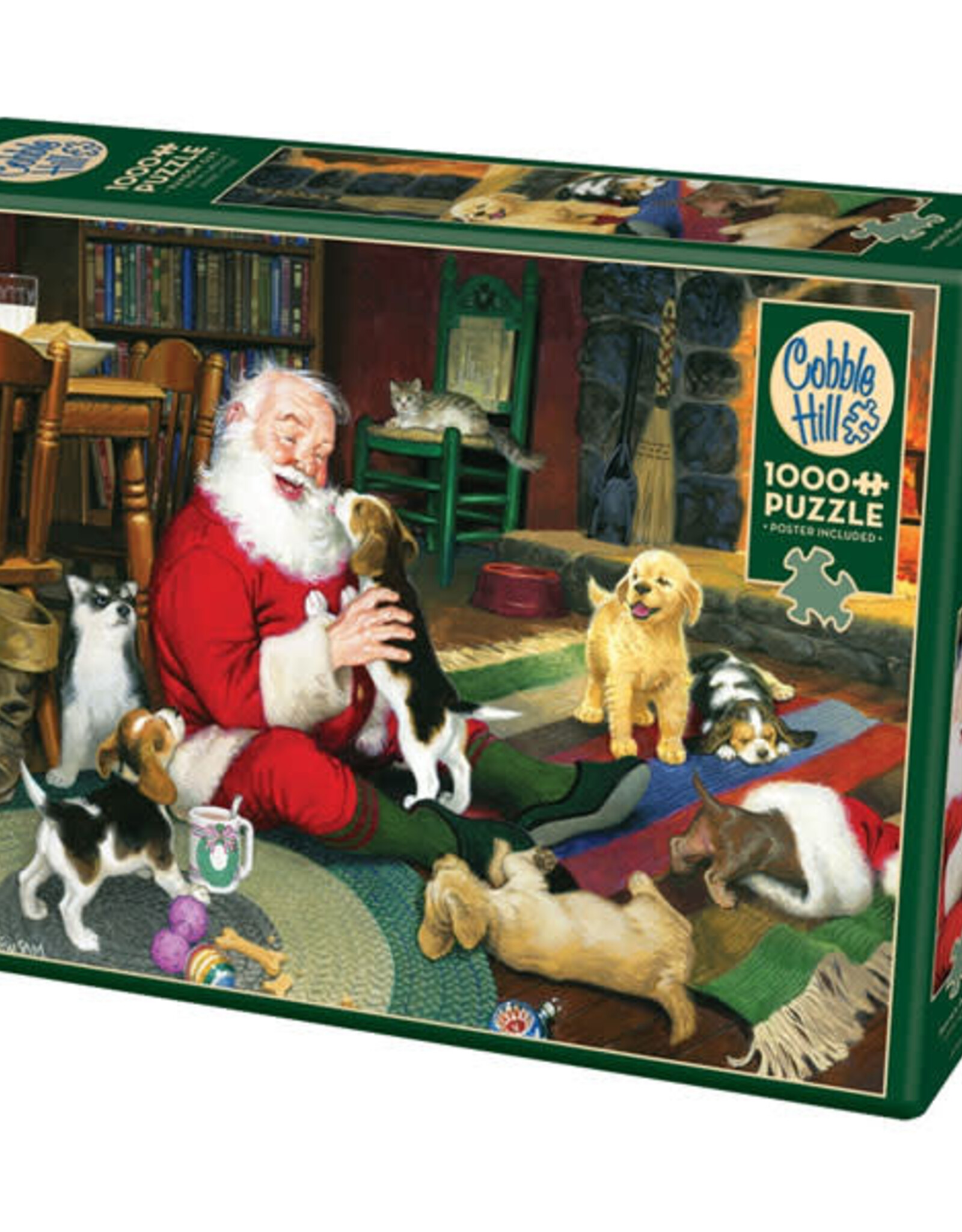 Cobble Hill Santa's Playtime 1000pc (CH80125)