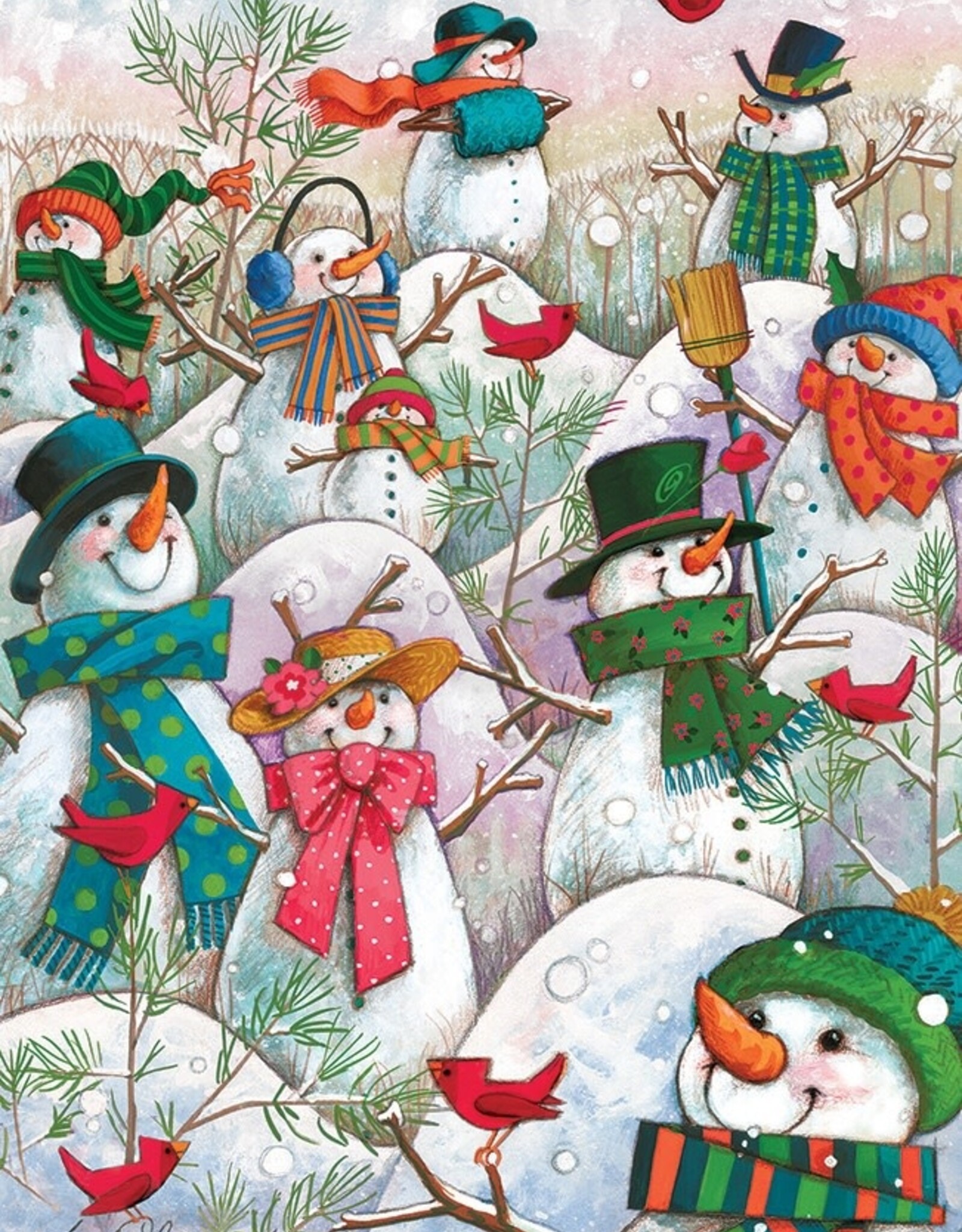 Cobble Hill Hill of a Lot of Snowmen 500pc (CH85081)