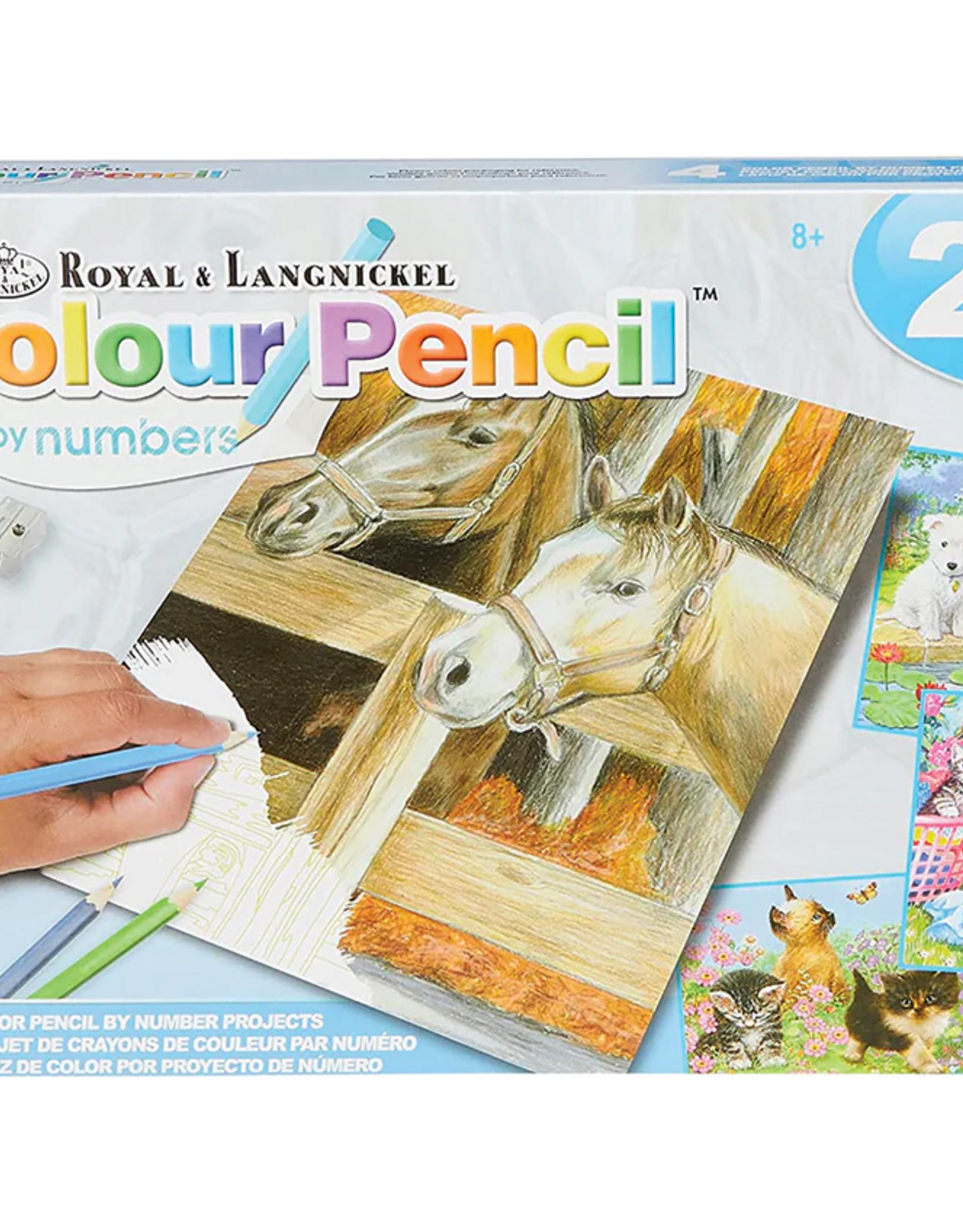 Royal & Langnickel Colour Pencil Set - Horse and Puppy