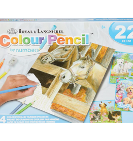 Royal & Langnickel Colour Pencil Set - Horse and Puppy