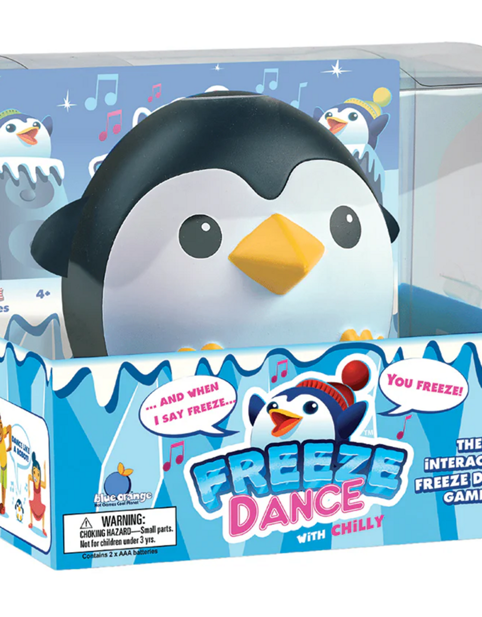 Blue Orange Freeze Dance with Chilly