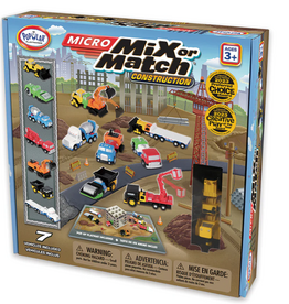 Popular Playthings MICRO Mix or Match Vehicles Construction (Bil)