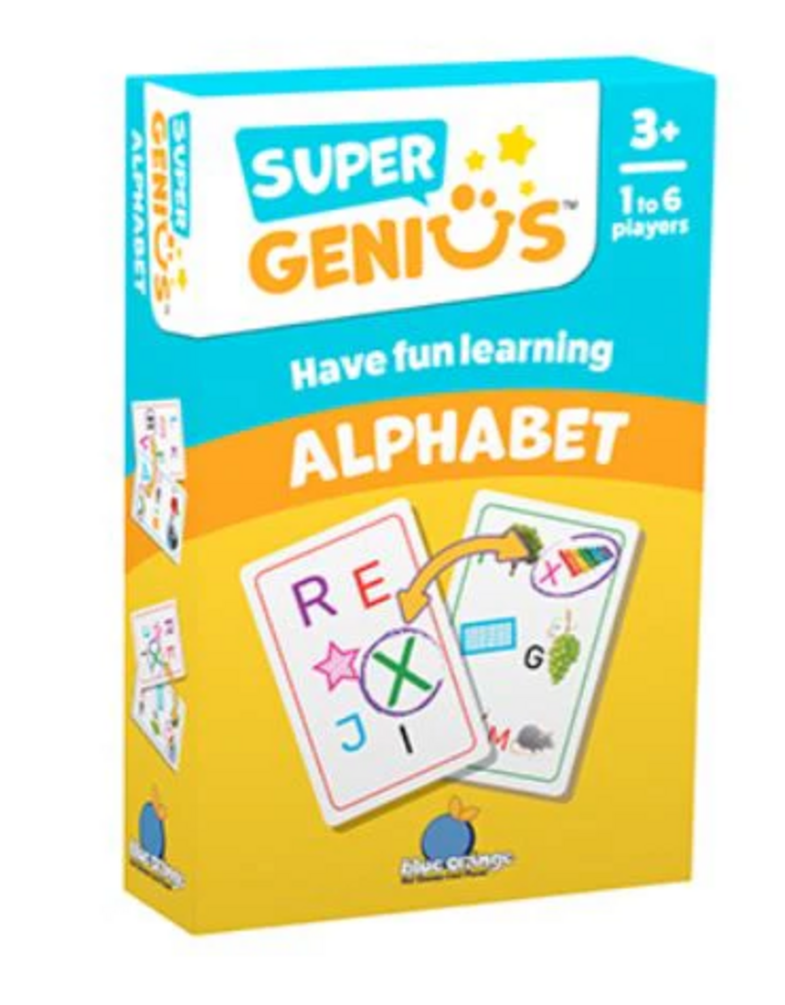 Blue Orange Super Genius Alphabet