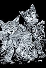 Royal & Langnickel EGRVart Tabby Cat and Kittens