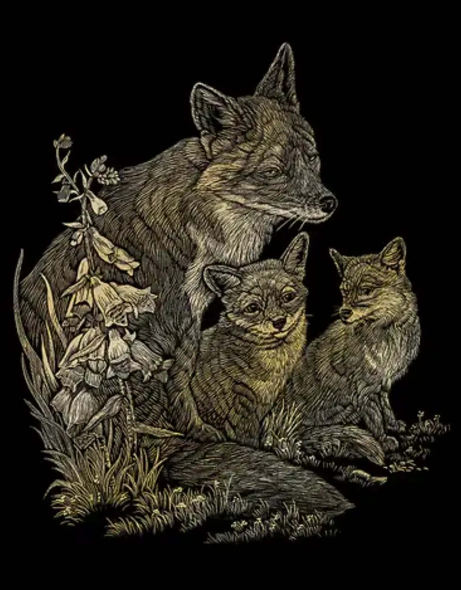 EGRVart Fox and Cubs