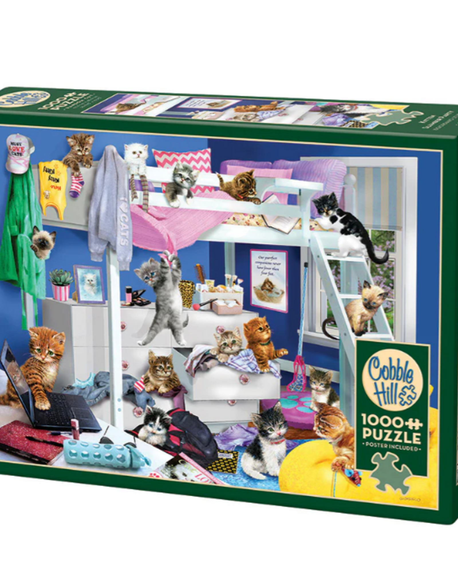 Cobble Hill Kitten Slumber Party 1000pc (CH80377)