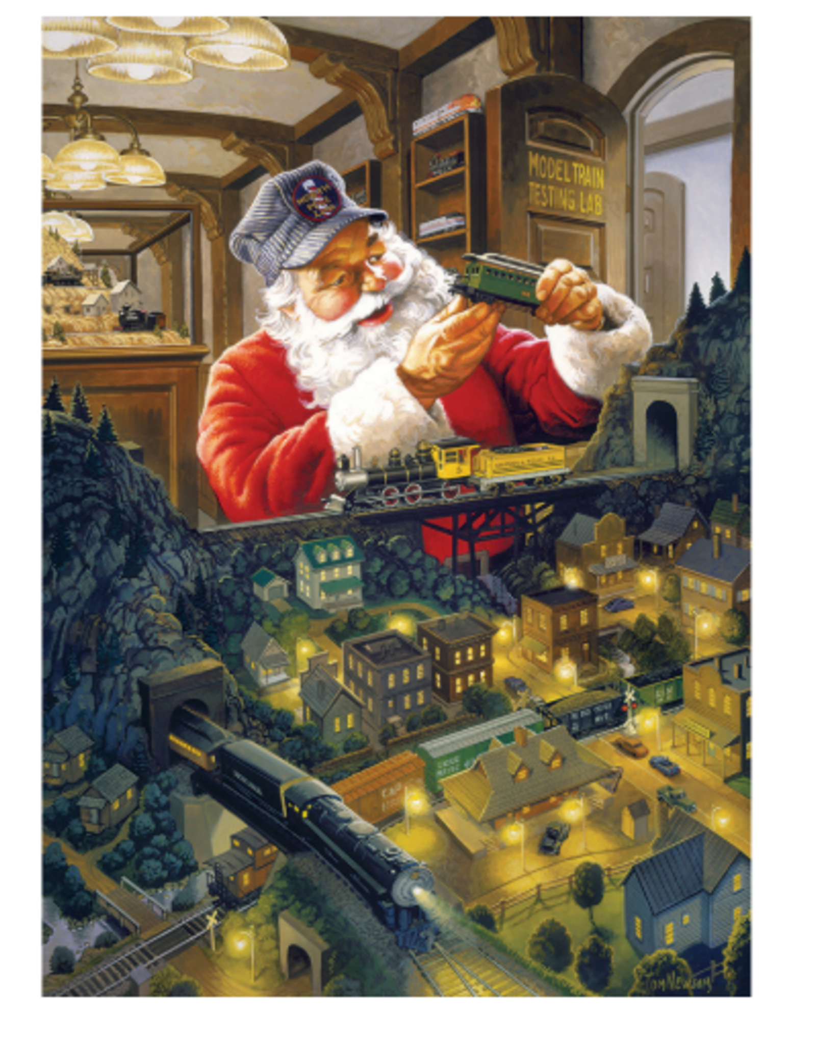 Cobble Hill Santa's Railway 1000pc (CH80386)