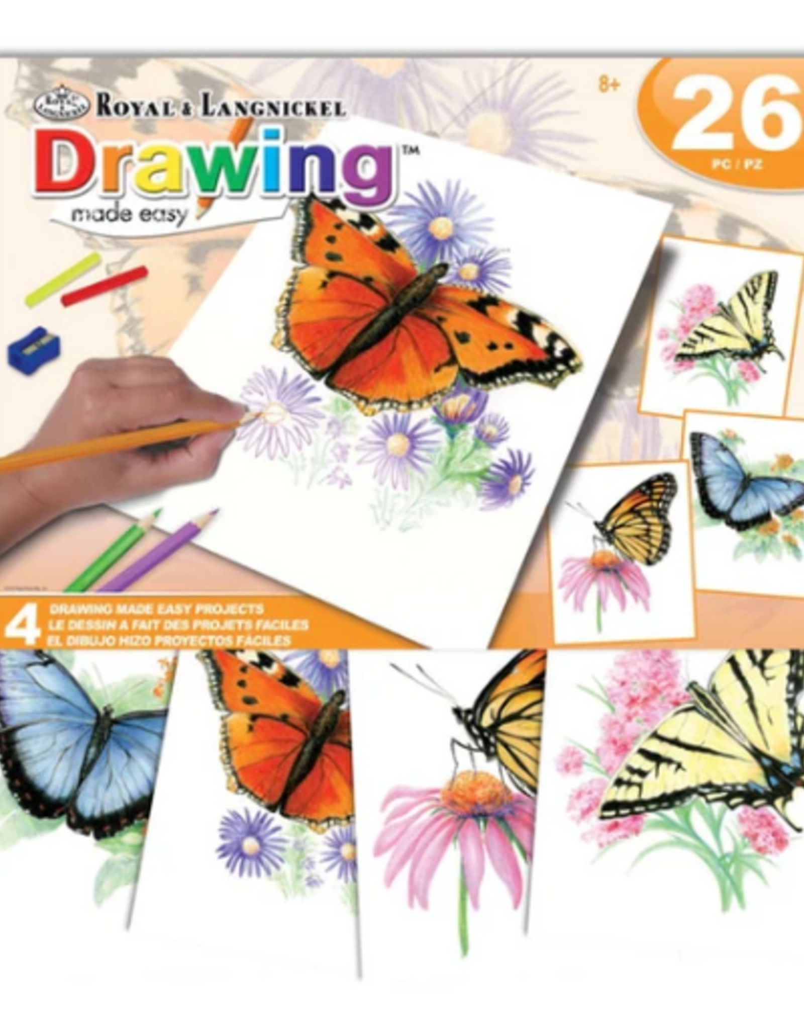 Royal & Langnickel Drawing Made Easy - Butterflies
