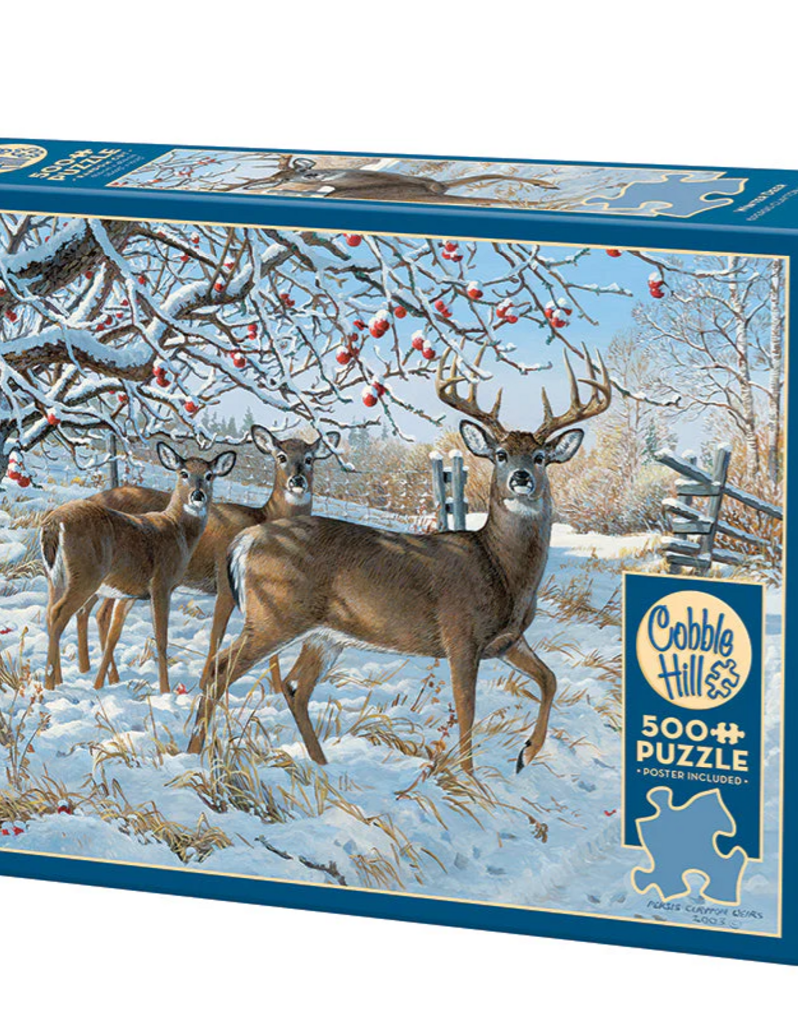 Cobble Hill Winter Deer 500pc (CH85030)