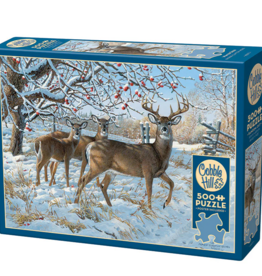 Cobble Hill Winter Deer 500pc (CH85030)