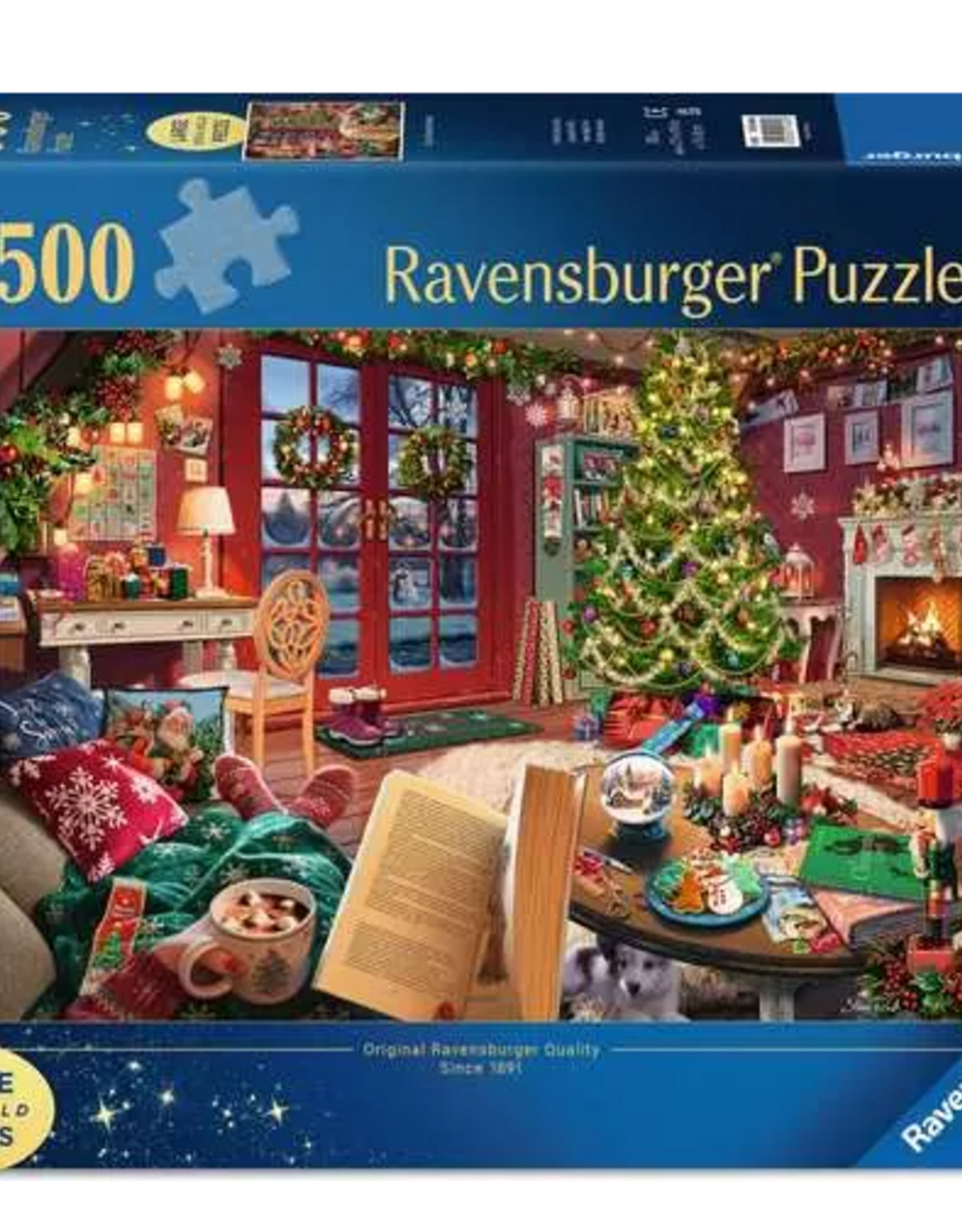 Ravensburger Cozy Christmas Retreat 500 pc LF