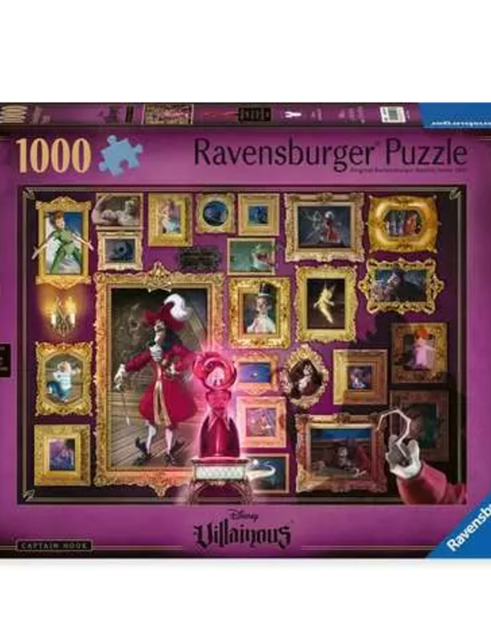 Ravensburger Disney Villainous Captain Hook 1000 pc Puzzle