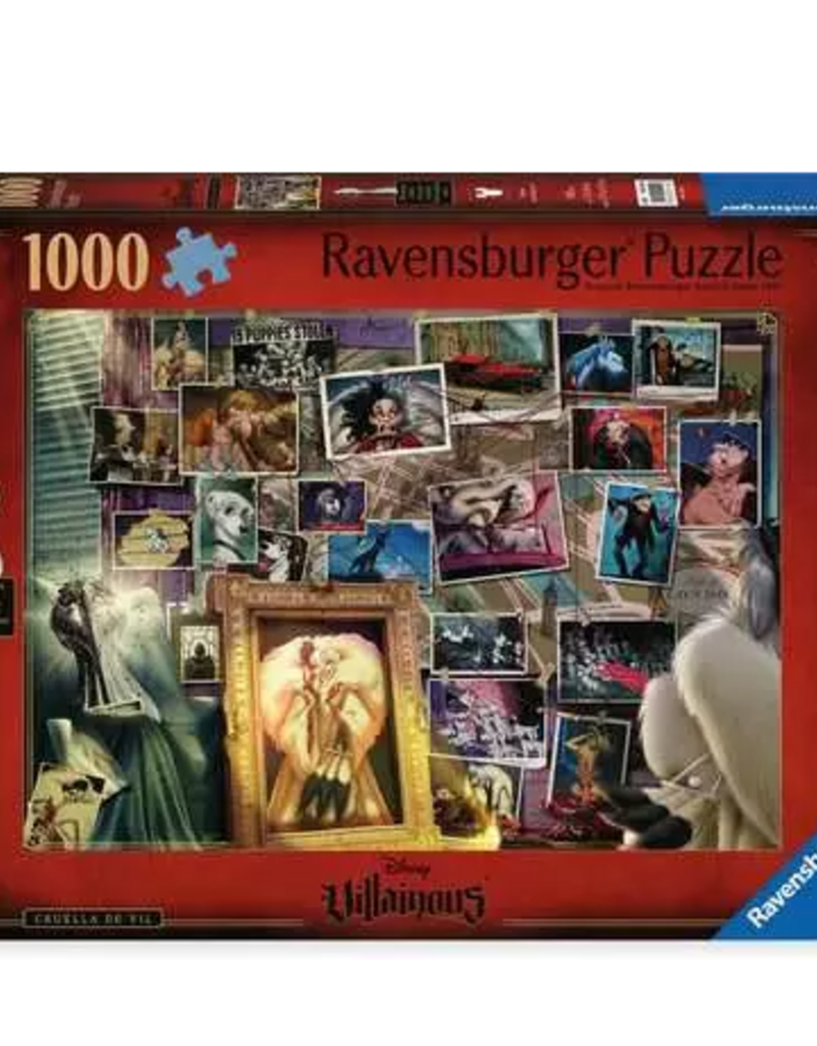 Ravensburger Disney Villainous Cruella de Vil 1000 pc Puzzle