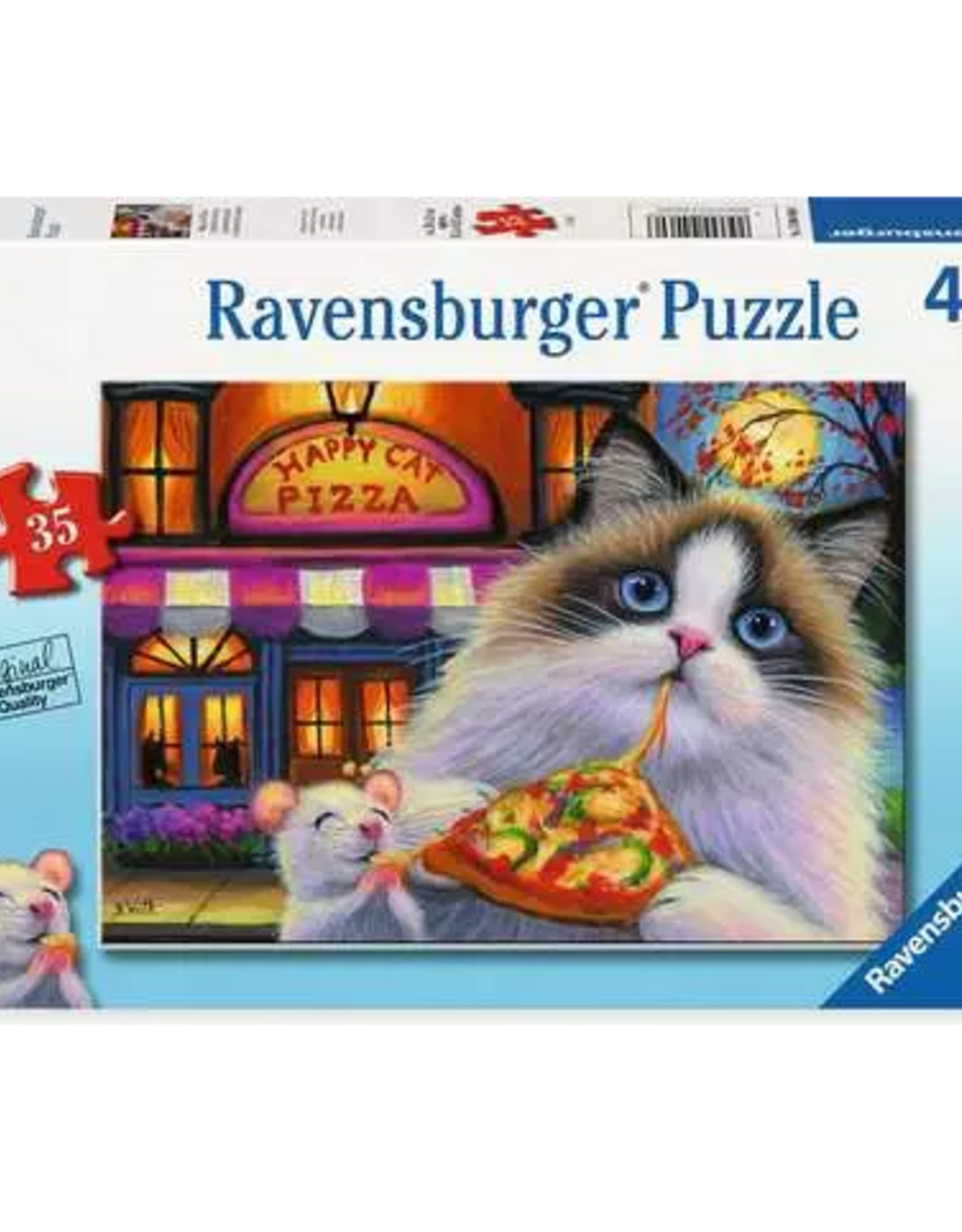 Ravensburger Happy Cat Pizza 35 Pc Puzzle