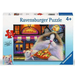 Ravensburger Happy Cat Pizza 35 Pc Puzzle