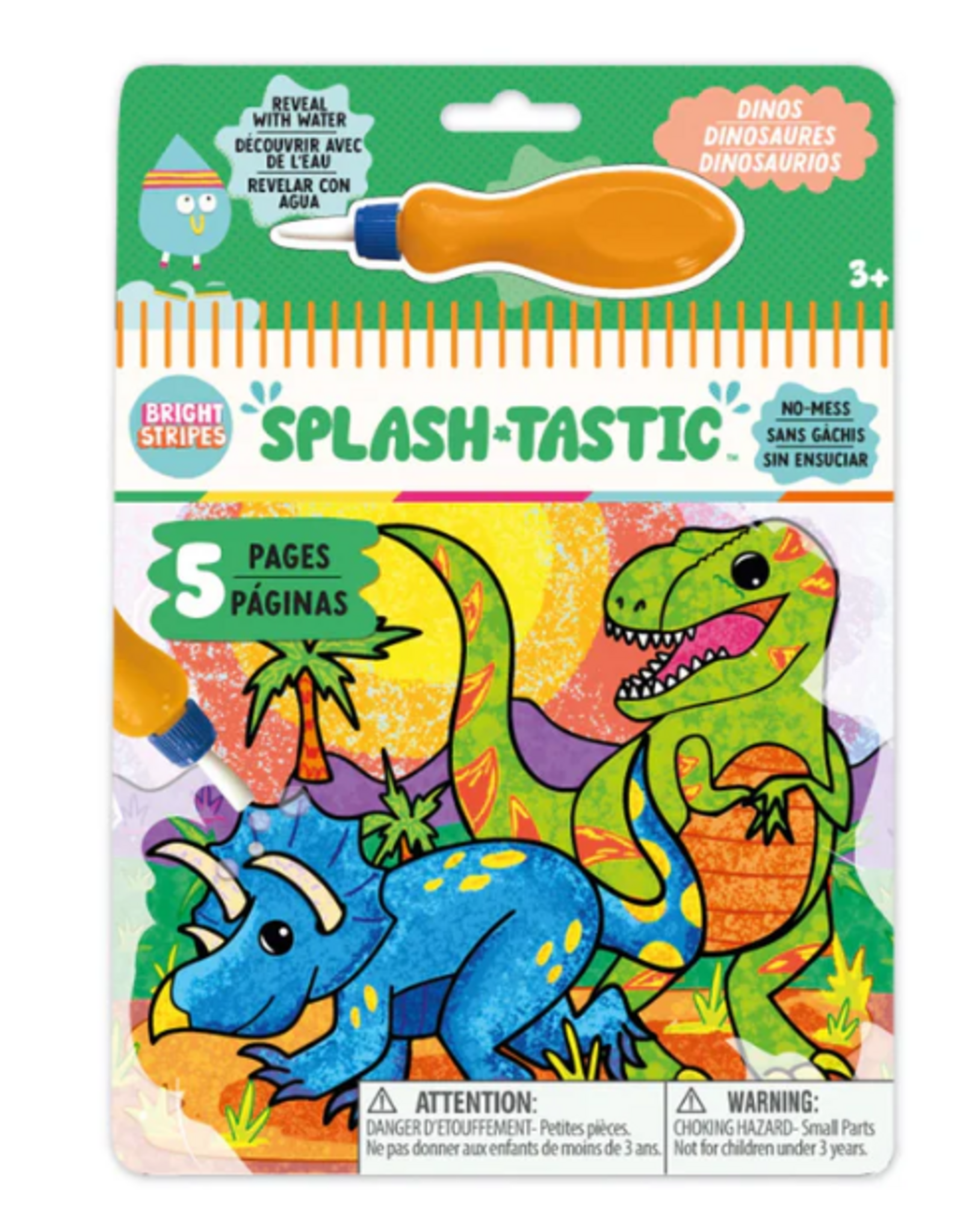 Bright Stripes Splash-Tastic Dinos