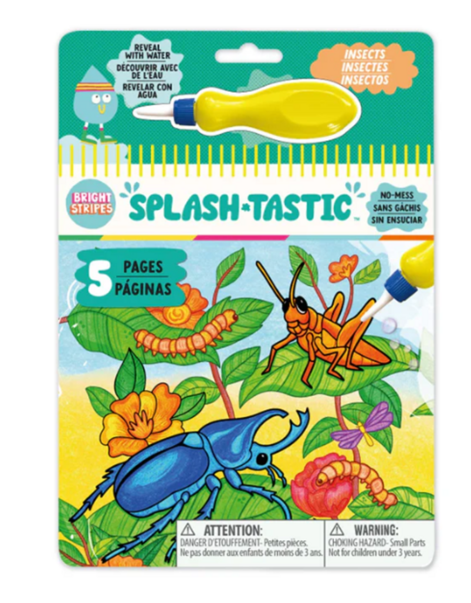 Bright Stripes Splash-Tastic Insects