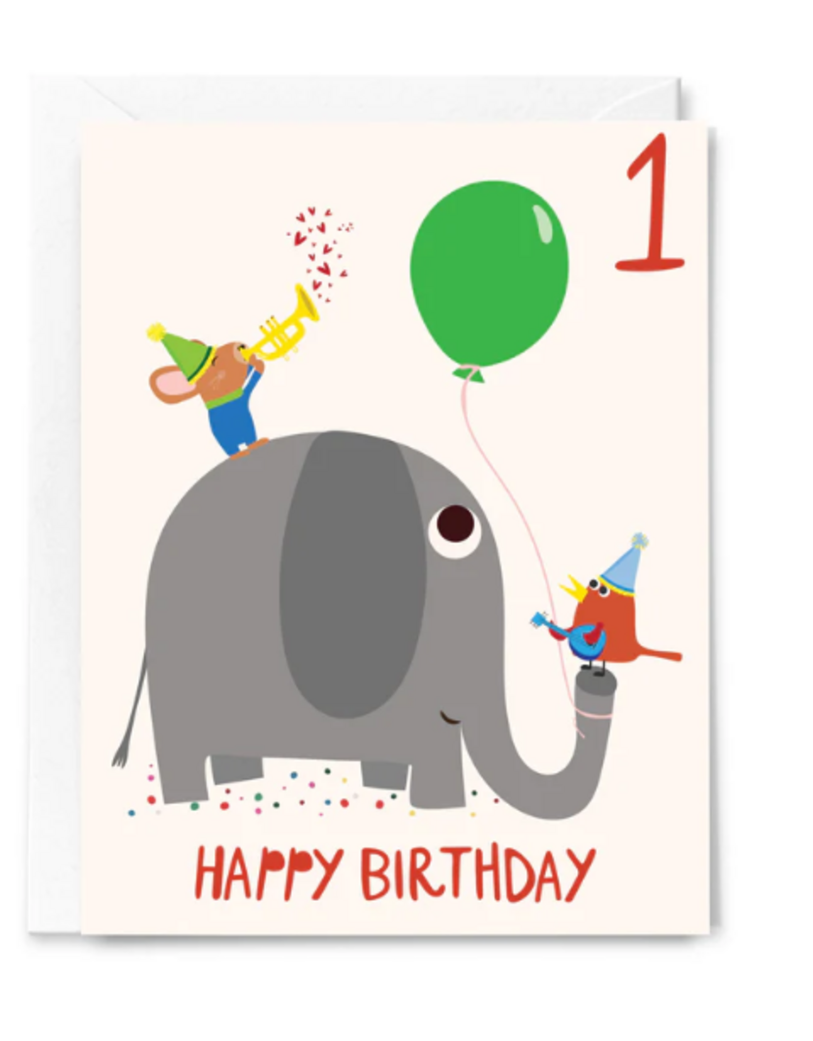 Happy Just Happy Card Happy Birthday One Year Old