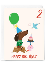 Happy Just Happy Card Happy Birthday Two Year Old