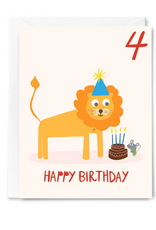Happy Just Happy Card Happy Birthday Four Year Old