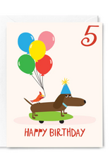 Happy Just Happy Happy Birthday Five Year Old