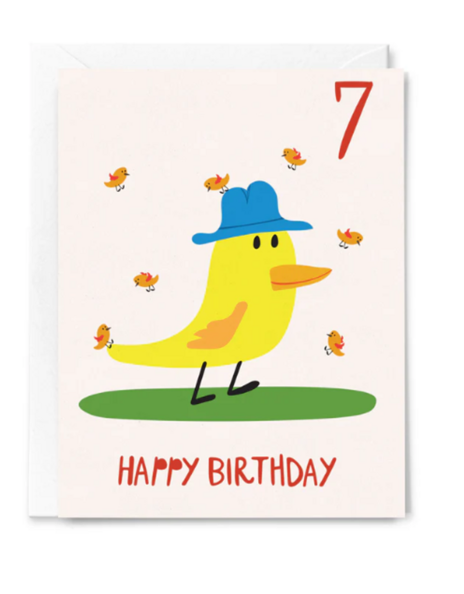 Happy Just Happy Card Happy Birthday Seven Year Old