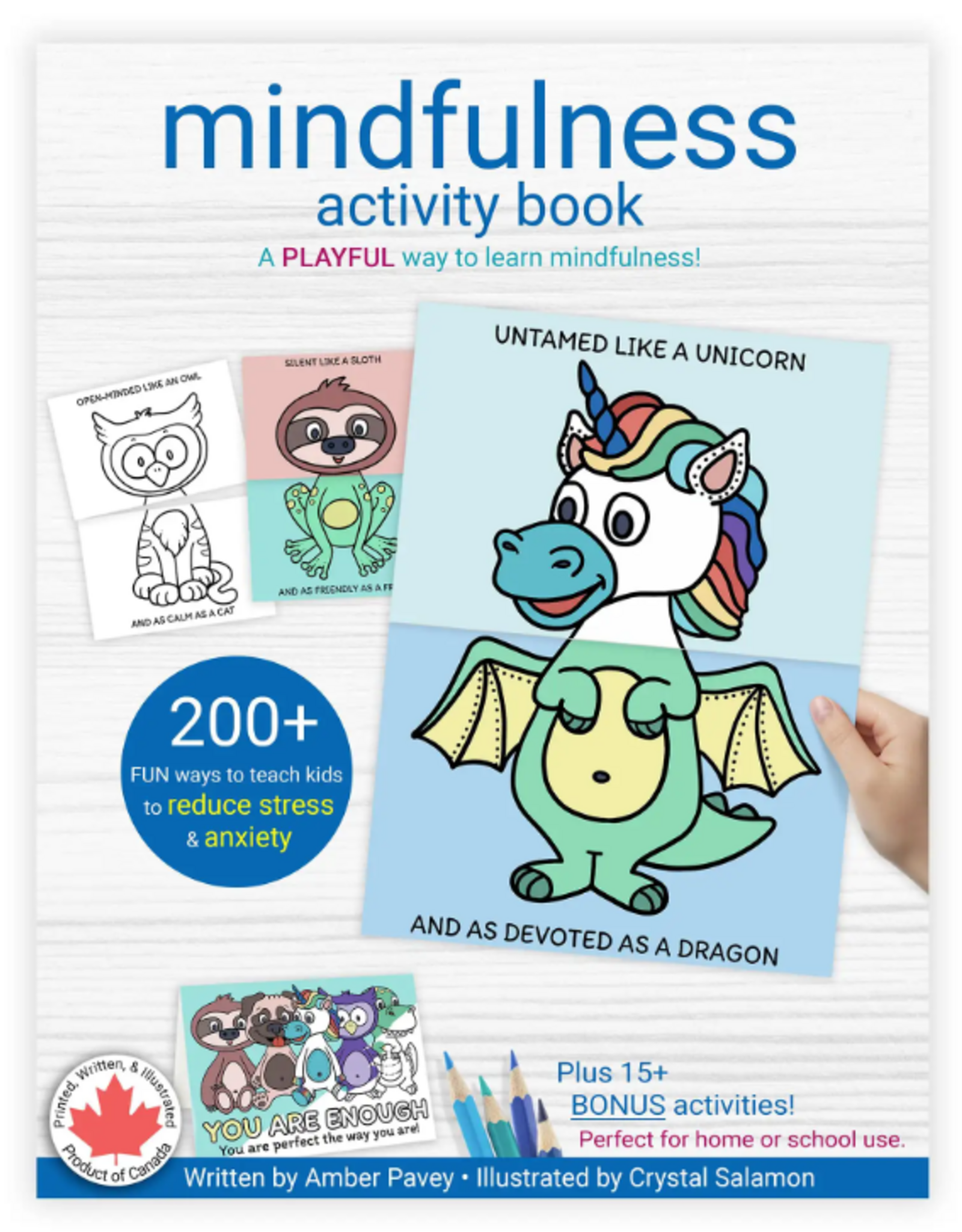 Crystal Salamon Mindfulness Activity Colouring Book