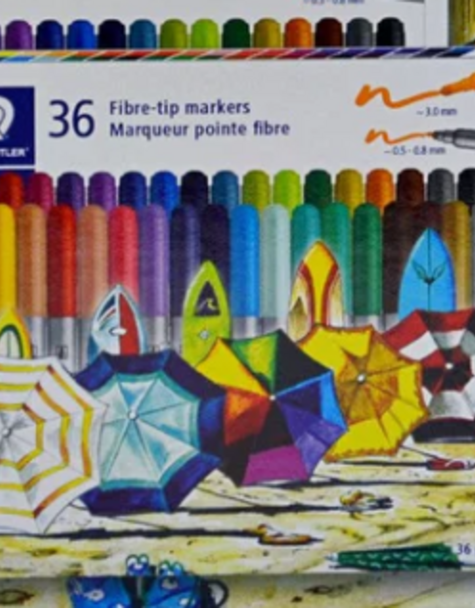 Staedtler Staedtler Fibre-Tip Markers Double Ended (36 Set)
